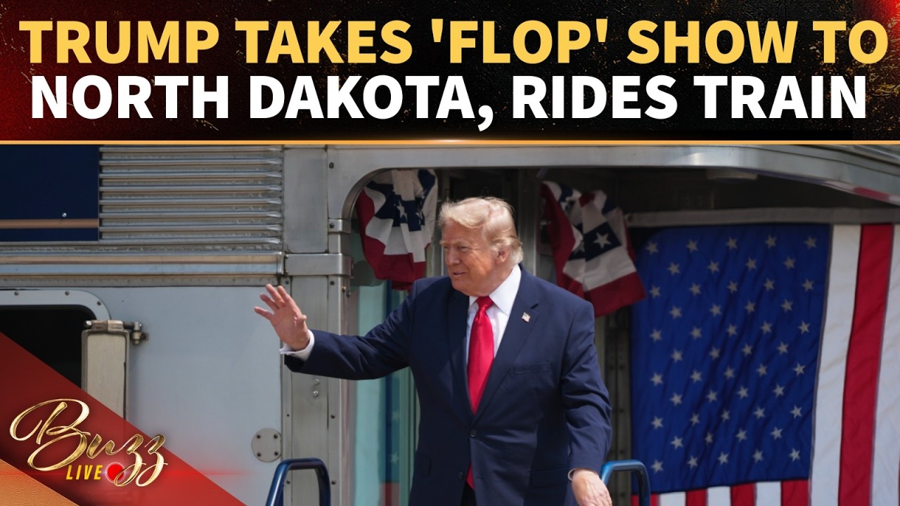 Trump North Dakota LIVE: POTUS Takes Part In Freedom 250 Train Ride; Speaks At Medora Welcome Event