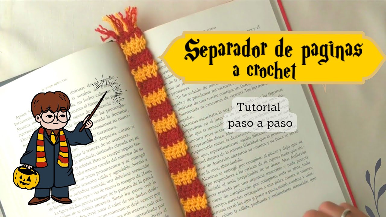 Harry Potter Separador de páginas a crochet