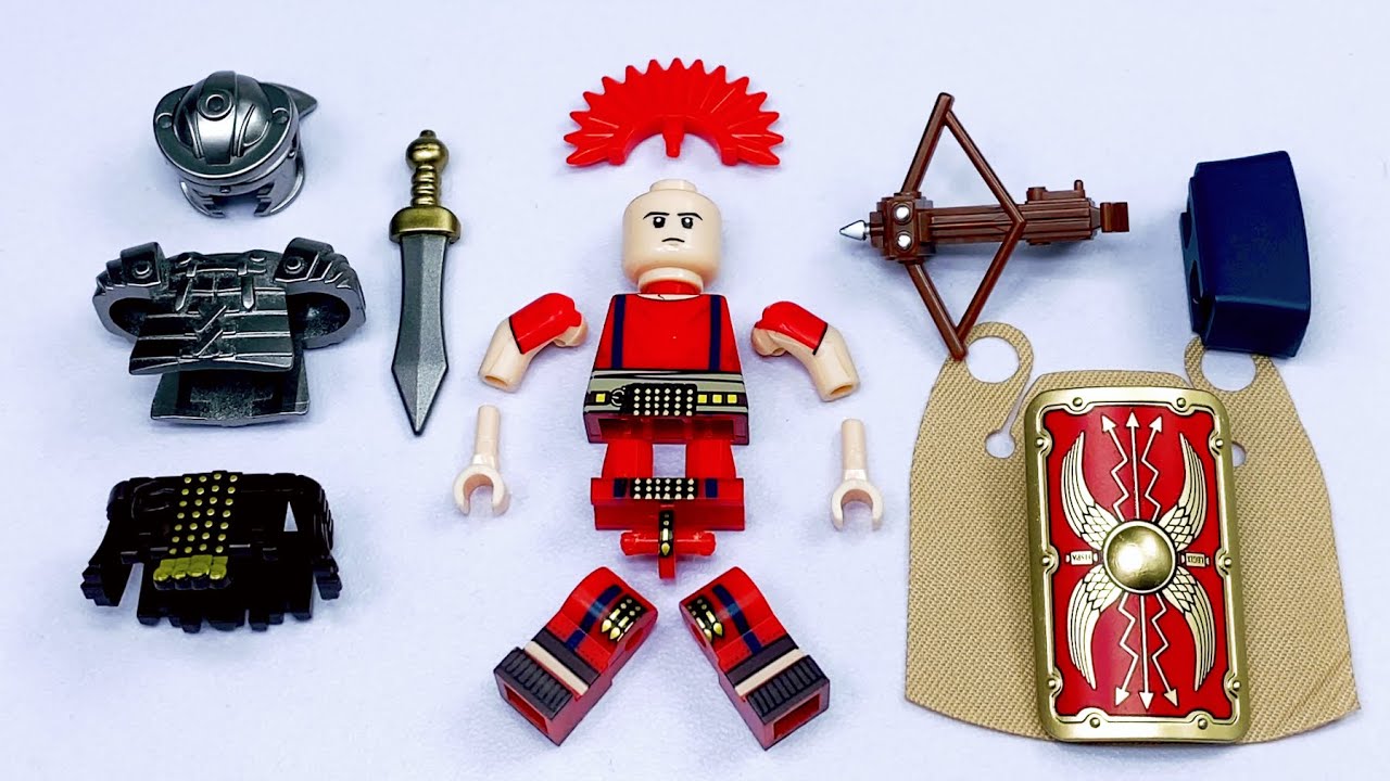 Кастомный римский арбалет из LEGO | Неофициальная минифигурка