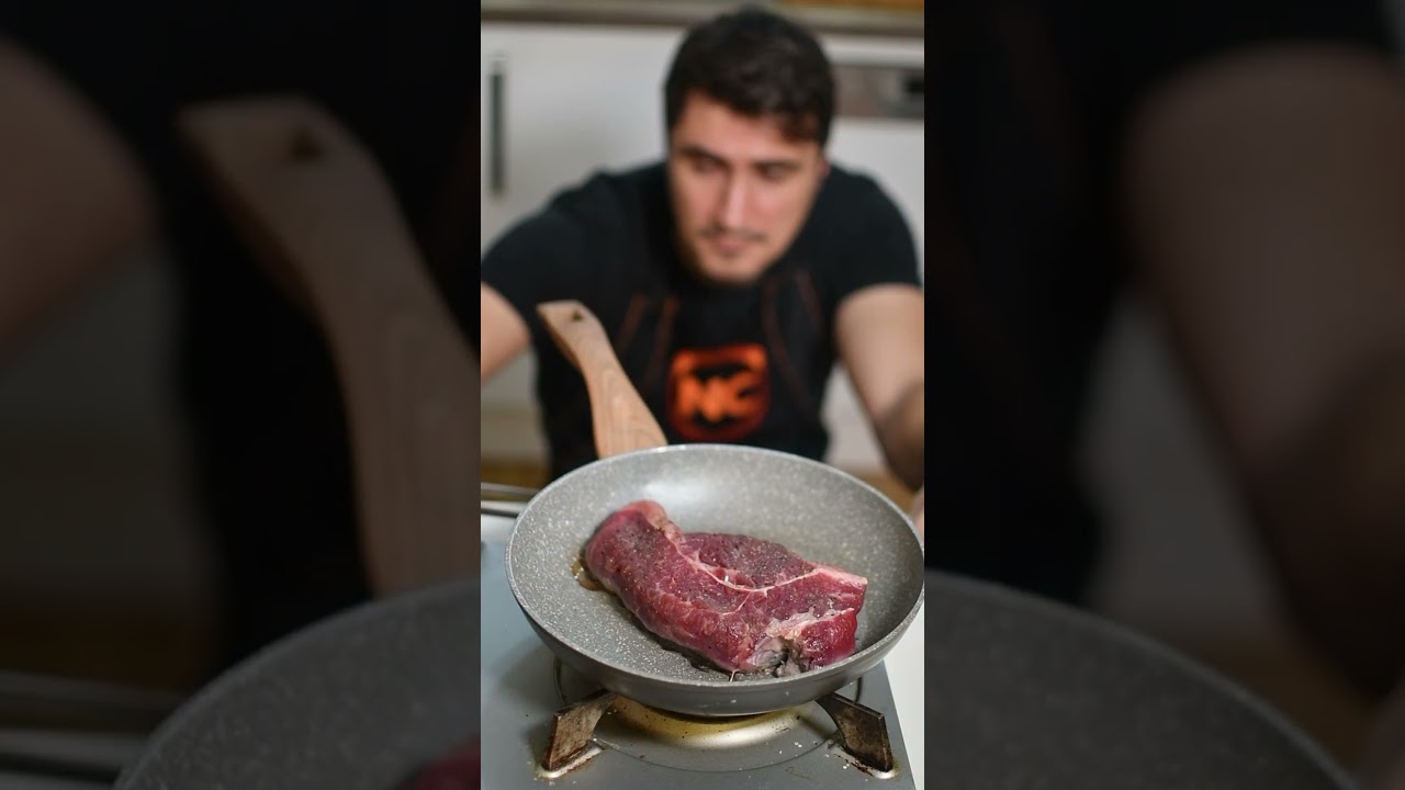 Steak od hladne tave #steak #kuhanje #balkan