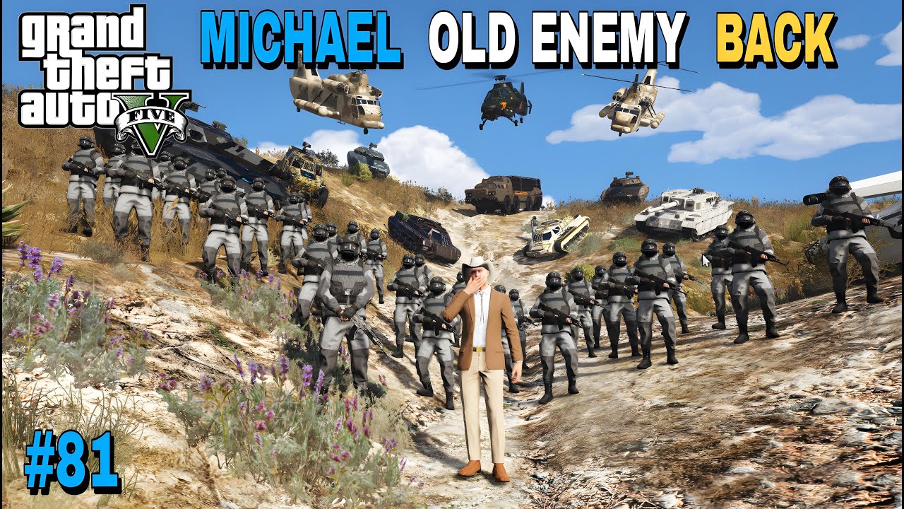 MICHAEL's OLD ENEMY IS BACK WITH FUL SECURITY | GTA 5 GAMEPLAY #81
