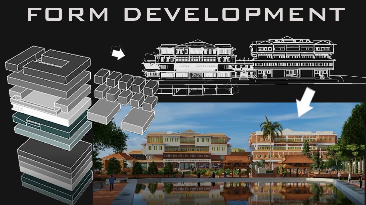 ARCHITECTURE CONCEPT: Form Development Visualization || DESIGN GUIDE