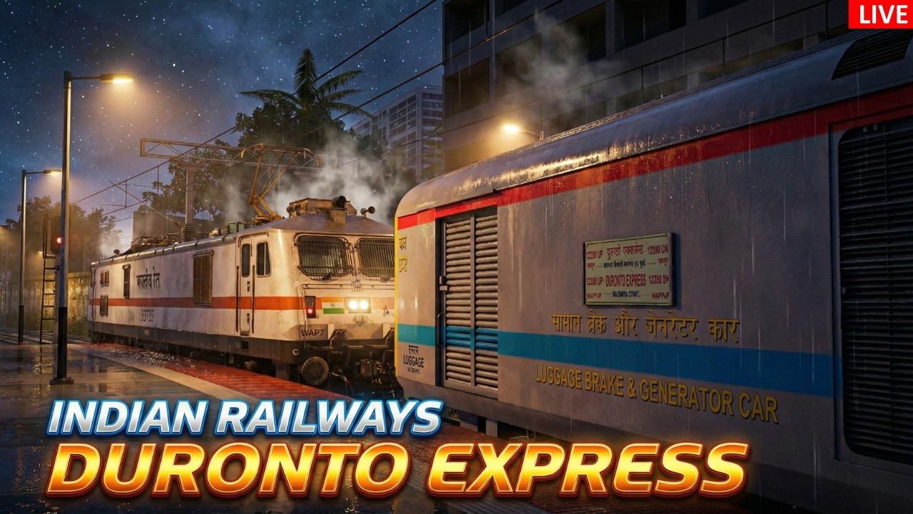 Realistic Shunting + Night Journey 🔥 12289 Mumbai CSMT Nagpur Duronto | MSTS Live