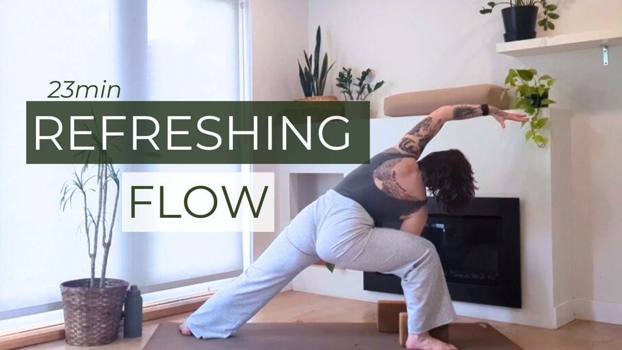 🌿 Refreshing Full Body Yoga Flow | 23-Minute Active Stretch for Hips, Hamstrings & Reconnection