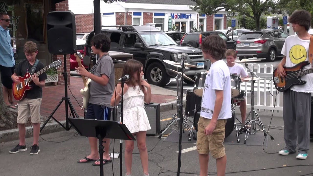 Long Train Running   School of Rock New Canaan -- New Canaan Sidewalk Sale   07 19 14