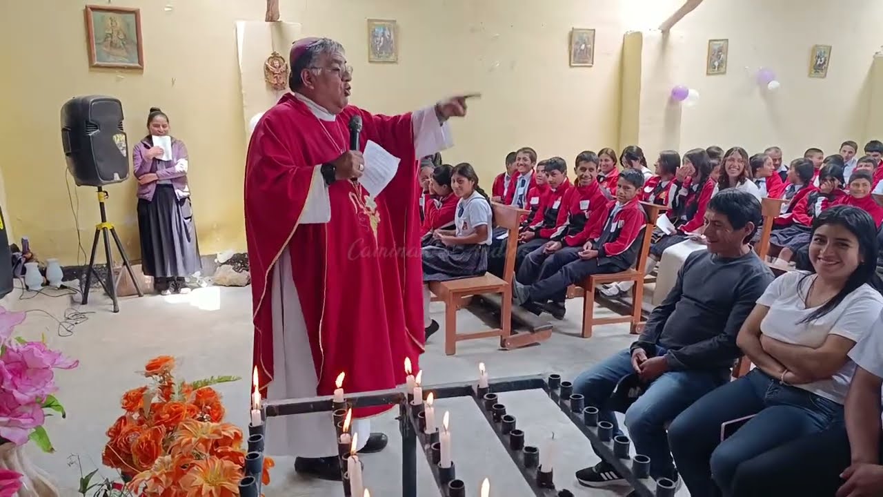Obispo de Chota en Sangana Confirmación 2025 - Miracosta Chota