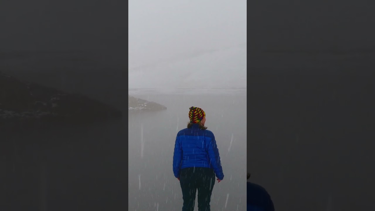 Nevada por el lago en el Tunari, Cochabamba - Bolivia