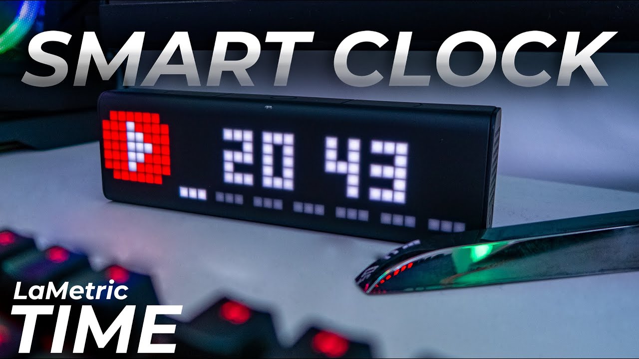 LaMetric Time Smart WiFi Clock Unboxing