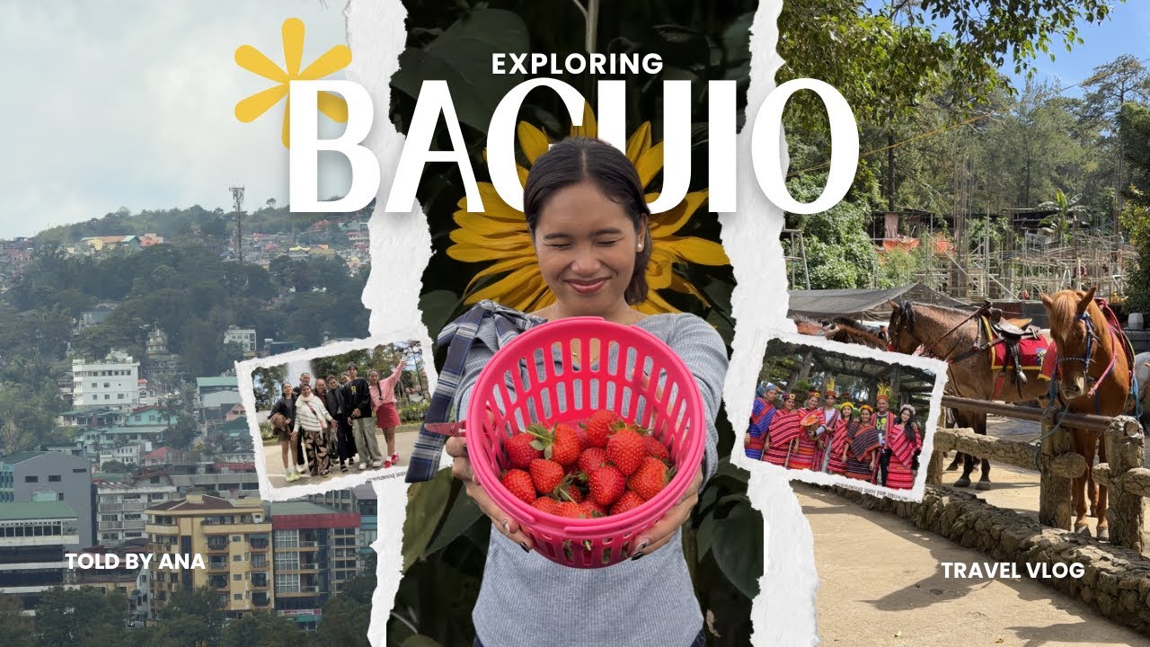 BAGUIO VLOG🍓 | family trip, exploring tourist spots, budget accommodation ✨ + english subtitles