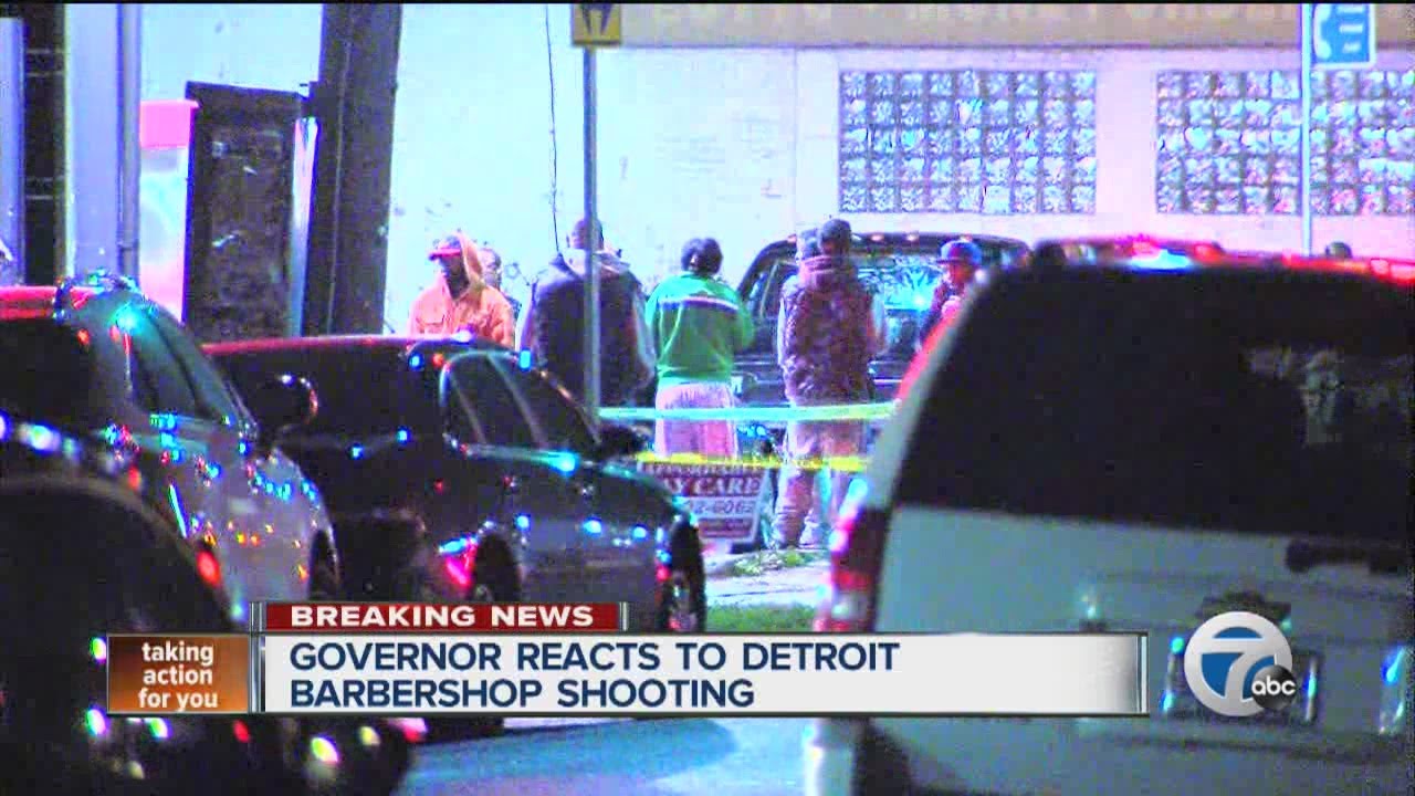 10 people shot, 2 killed in Detroit barber shop shooting