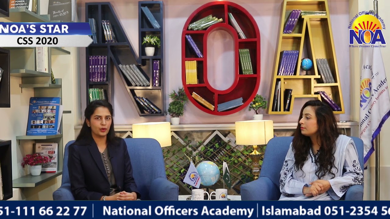 The Dream and Success Story of Bakhtawar Ali (IRS CSS2020  | NOA Star | NOA CSS