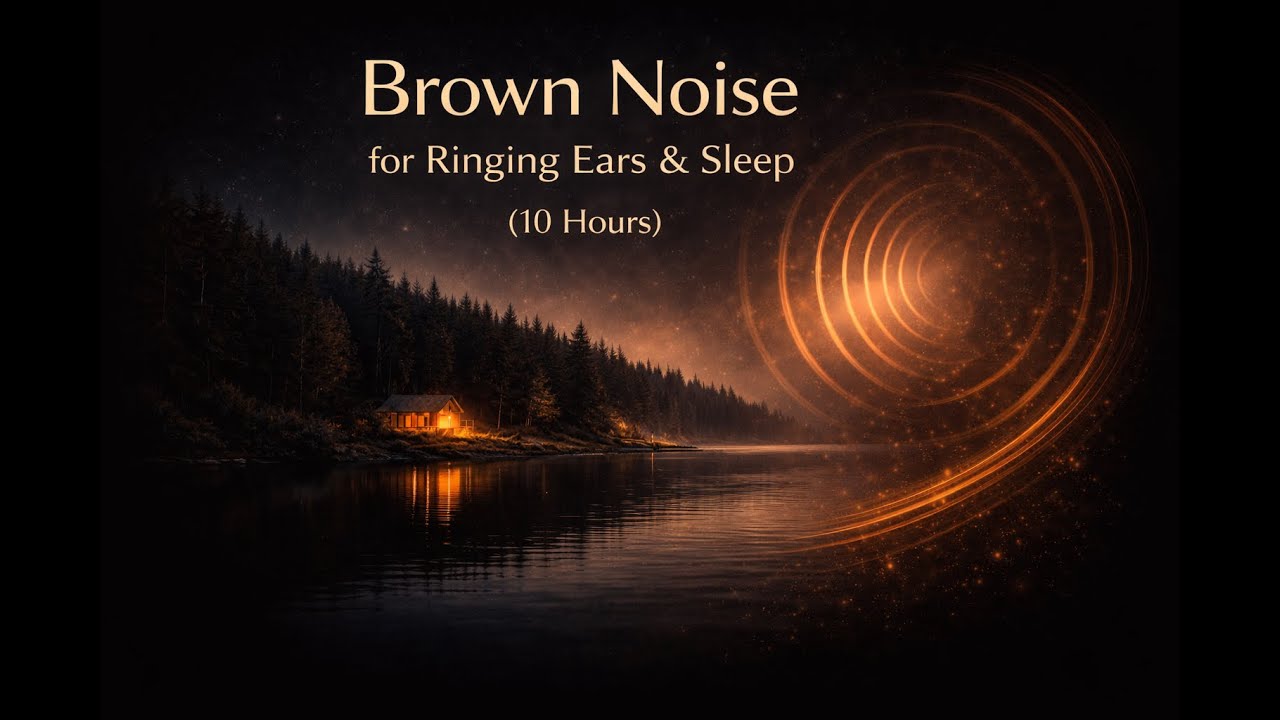 Brown Noise for Ringing Ears & Sleep (10 Hours)
