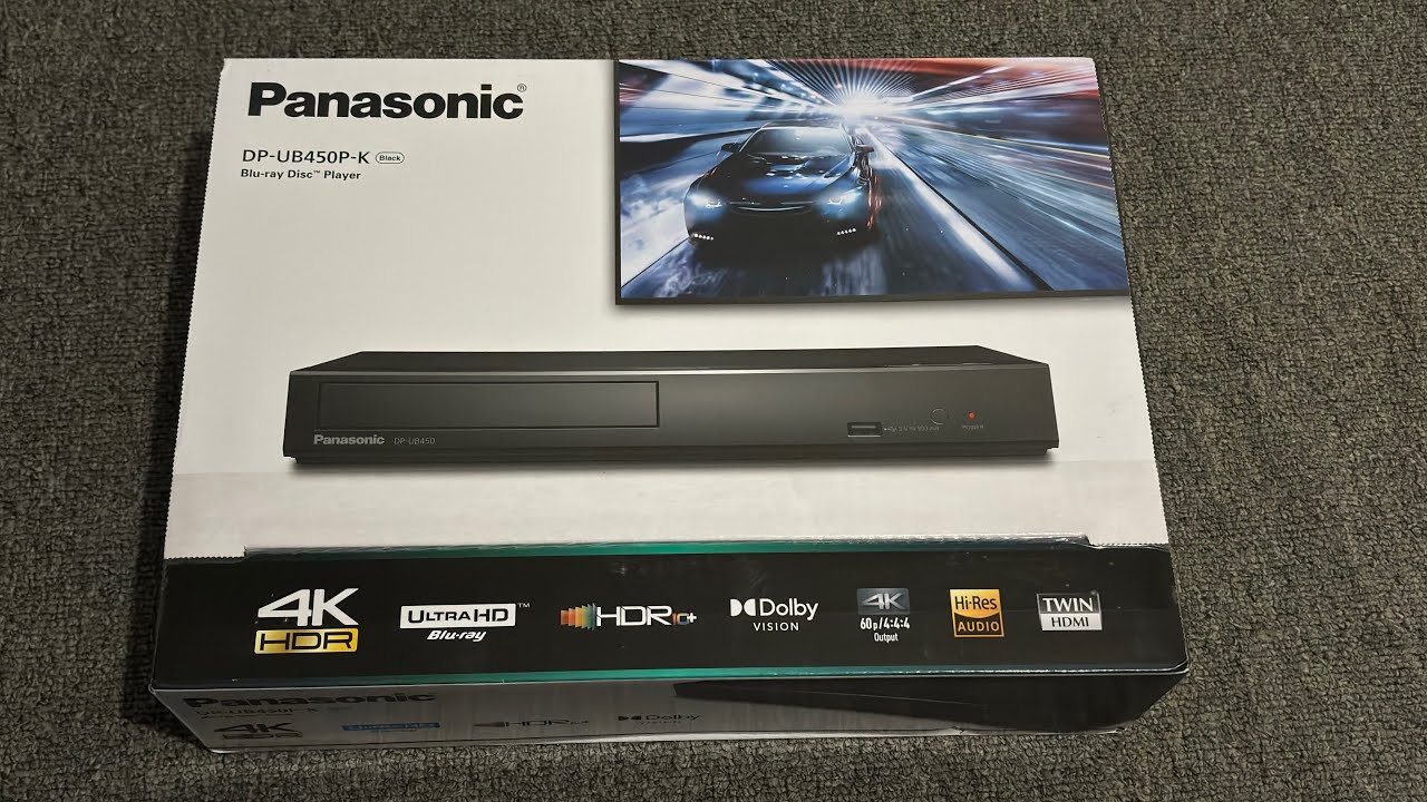 Panasonic DP-UB450 4K Blu-ray Player Unboxing & Setup