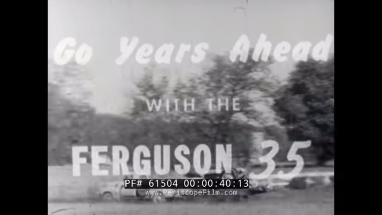 1950 MASSEY FERGUSON 35 TRACTOR  PROMOTIONAL FILM    61504