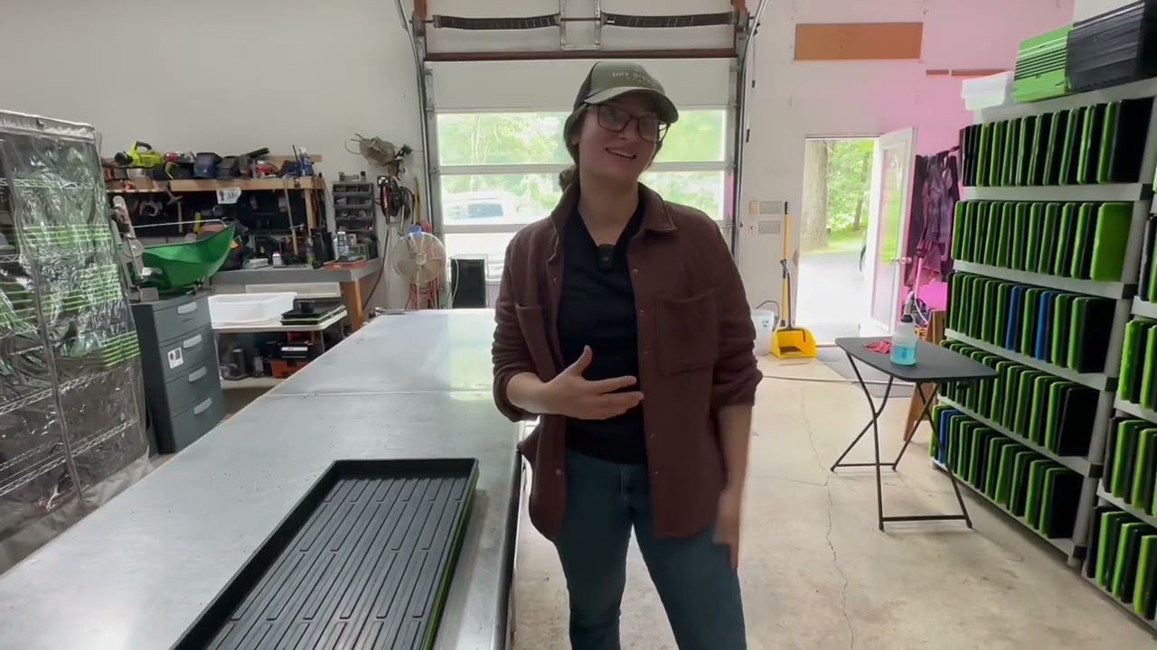 How This Farm Grows Microgreens From Their GARAGE