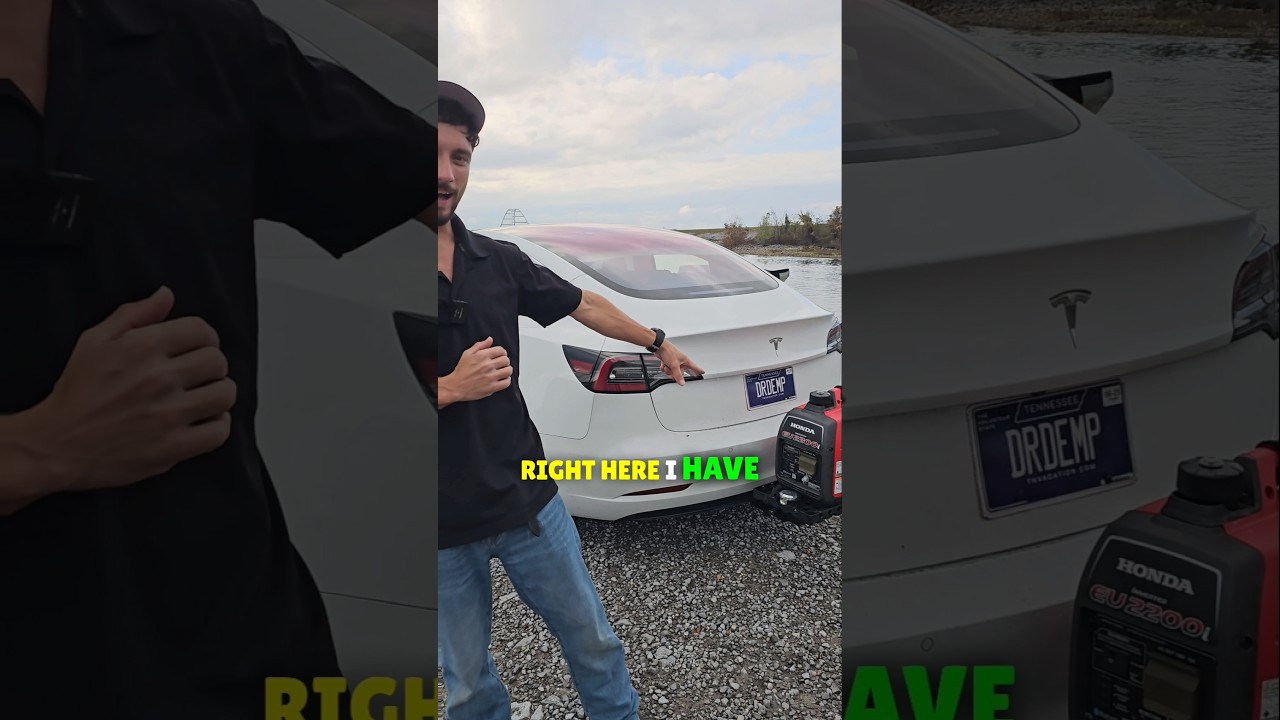 👀 STEALTH Camping in a Tesla Overland Setup Off Grid Can it be done? 