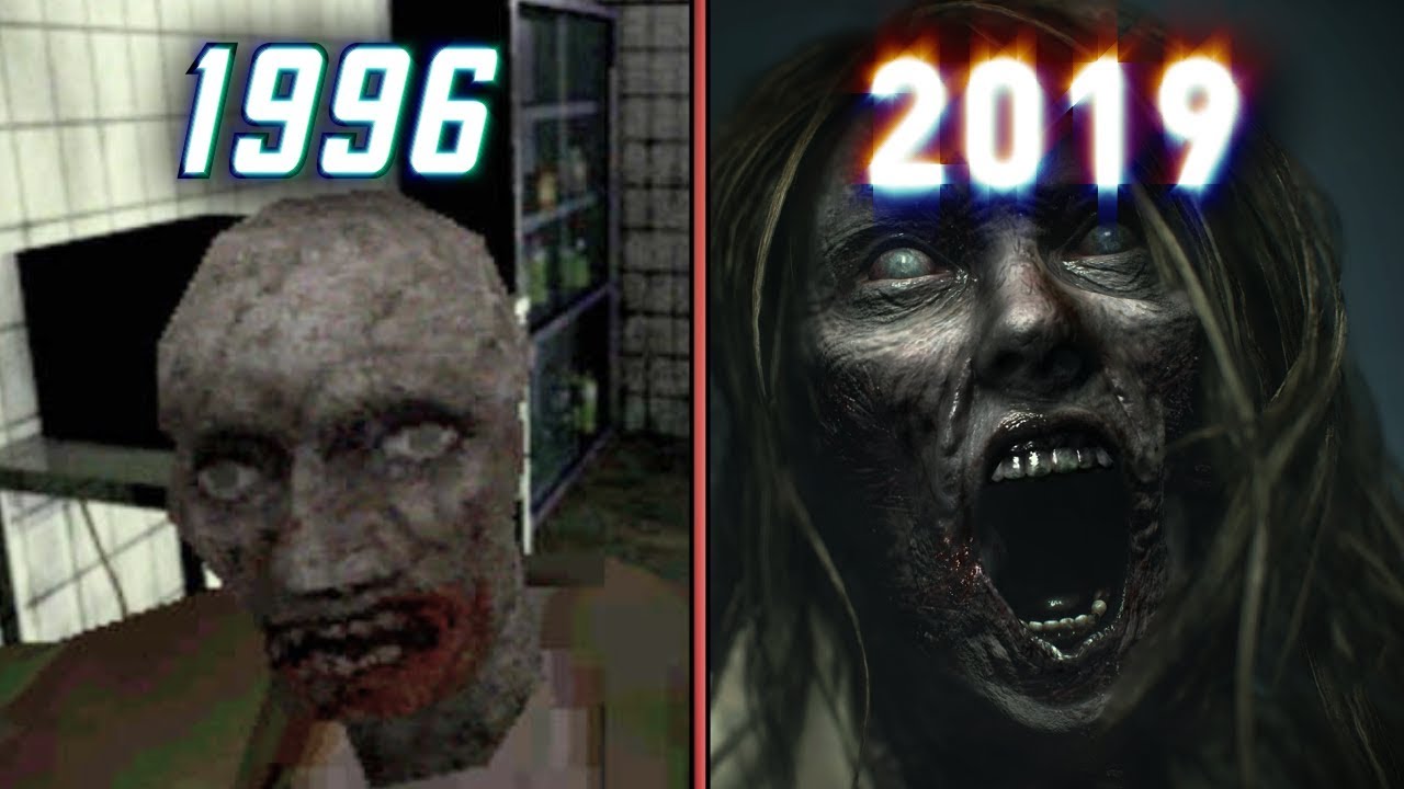 Evolution of Zombies in Resident Evil Games | 1996 - 2019