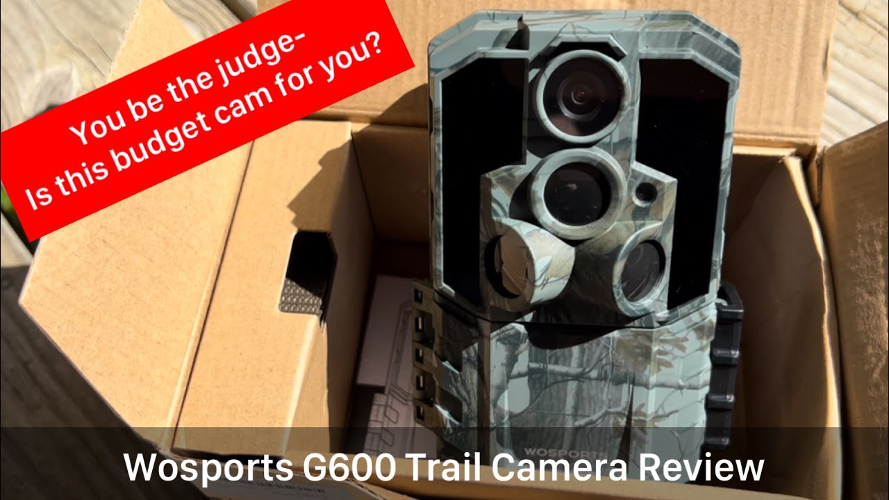 Wosports G600 Trail Camera Review: Lots of Video & Pictures 2022