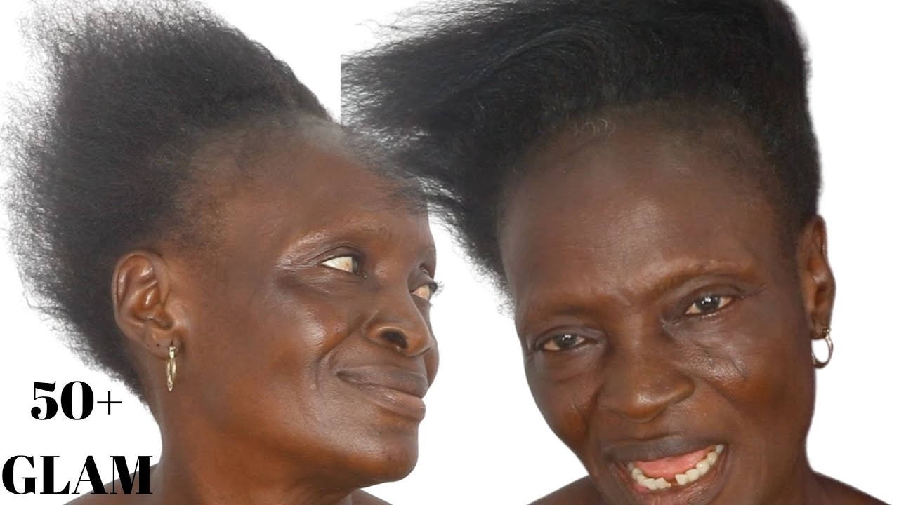 WOW UNBELIEVABLE 😍CLIENT MAKEUP AND HAIR TRANSFORMATION| HAIR BRAIDING MELANIN| BLACK WOMEN| OVER 50