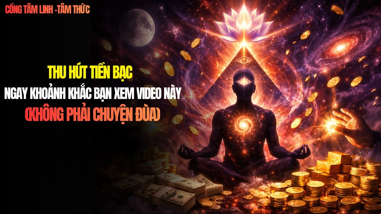 THU HÚT TIỀN BẠC NGAY KHOẢNH KHẮC BẠN XEM VIDEO NÀY . SỨC MẠNH VŨ TRỤ . (KHÔNG PHẢI CHUYỆN ĐÙA)