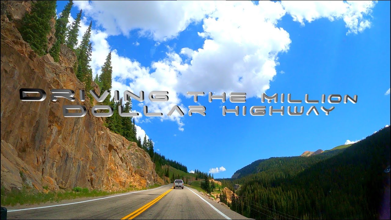 Million Dollar Highway, driving Silverton to Ouray #MillionDollarHighway #Silverton #Colorado