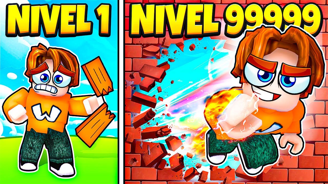 ¡EL GOLPE MÁS FUERTE de ROBLOX!!! 💪🔥 | Punch Wall Simulator (LLEGAMOS AL #1 DEL RANKING)
