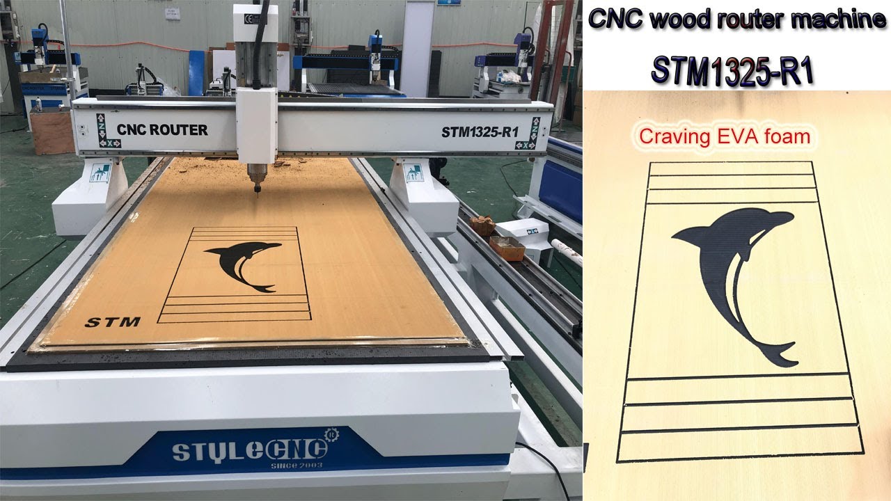 Best CNC router machine craving a EVA foam on the boat splint