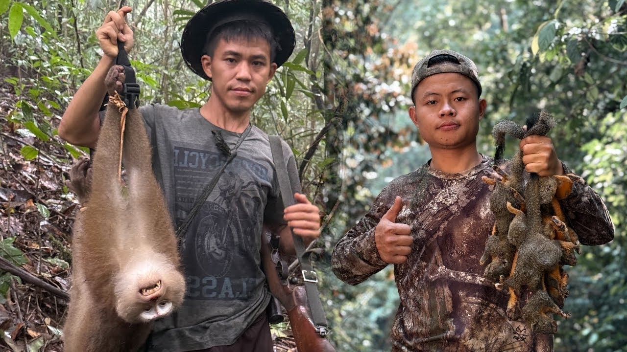 Go Hunting With Childhood Friend Pa Oo