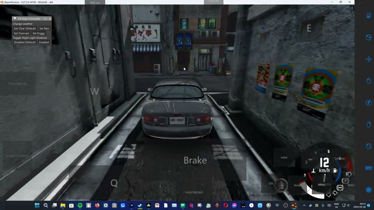 Kamurocho Tokyo tour with the slowest Miata (BeamNG)