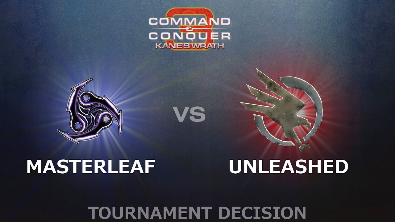 C&C3: Kane's Wrath 1v1 - Masterleaf (T59) vs. Unleashed (GDI)