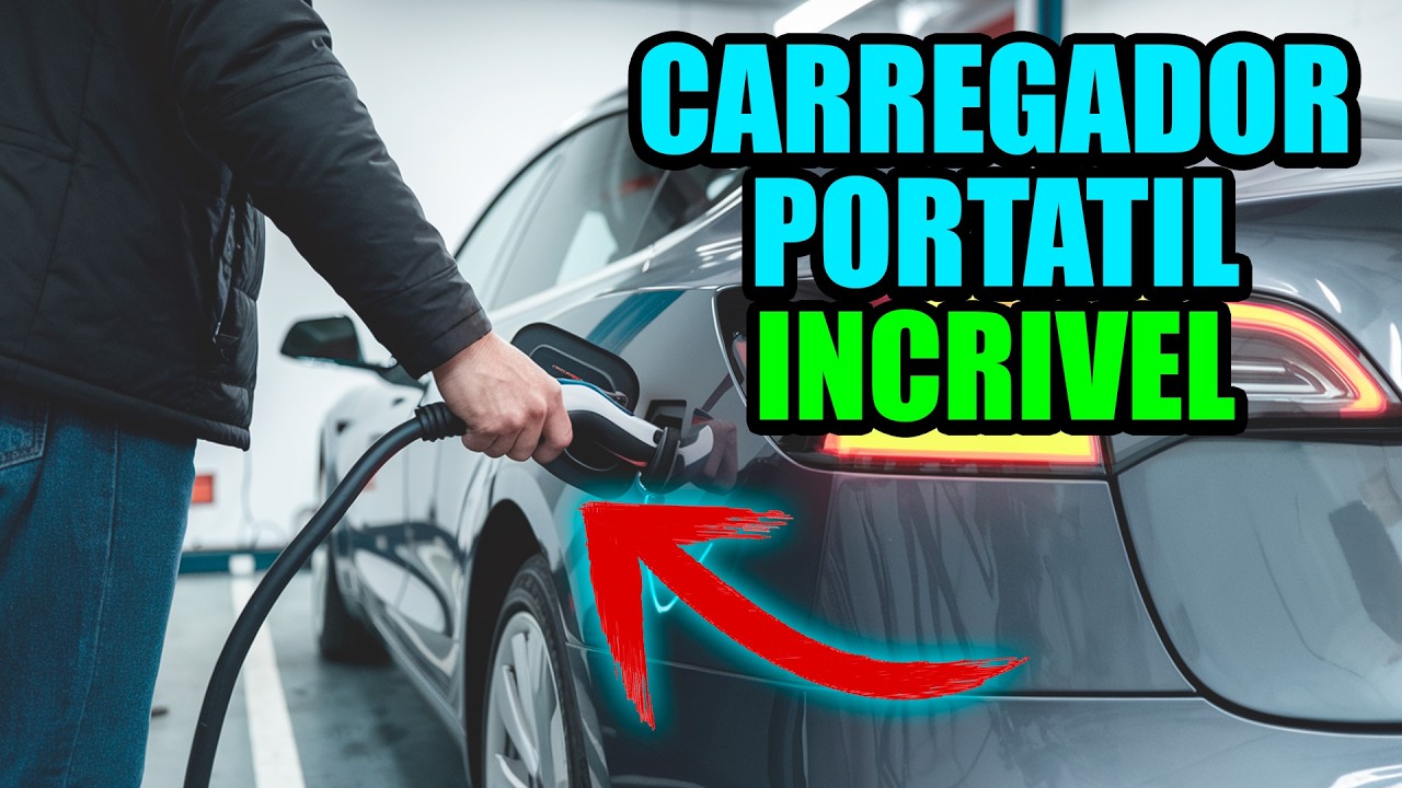 Carregador Portátil TAYNIU: Carregue Seu Carro Elétrico Mais Rápido!🔋