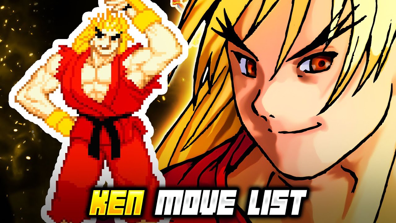 KEN MOVE LIST - X-Men vs. Street Fighter (XvSF)
