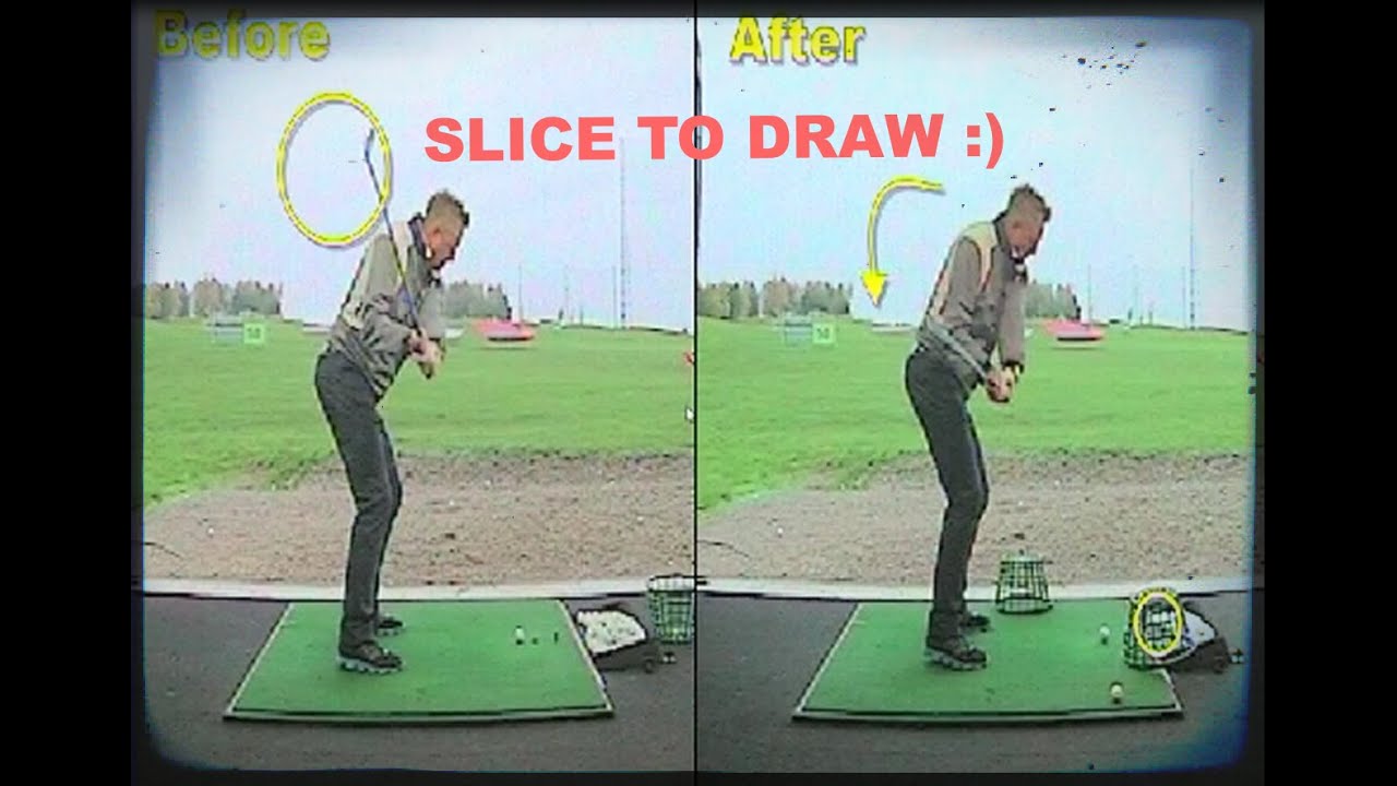 Last Golf Lesson of the week - Slice to Draw in 1 hour!