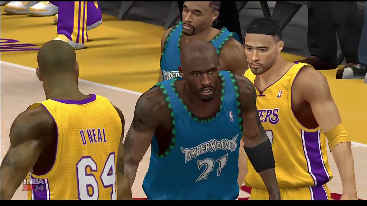 NBA2K14 2004 NBA Western Conference Finals Game 6: Los Angeles Lakers VS Minnesota Timberwolves#Sim