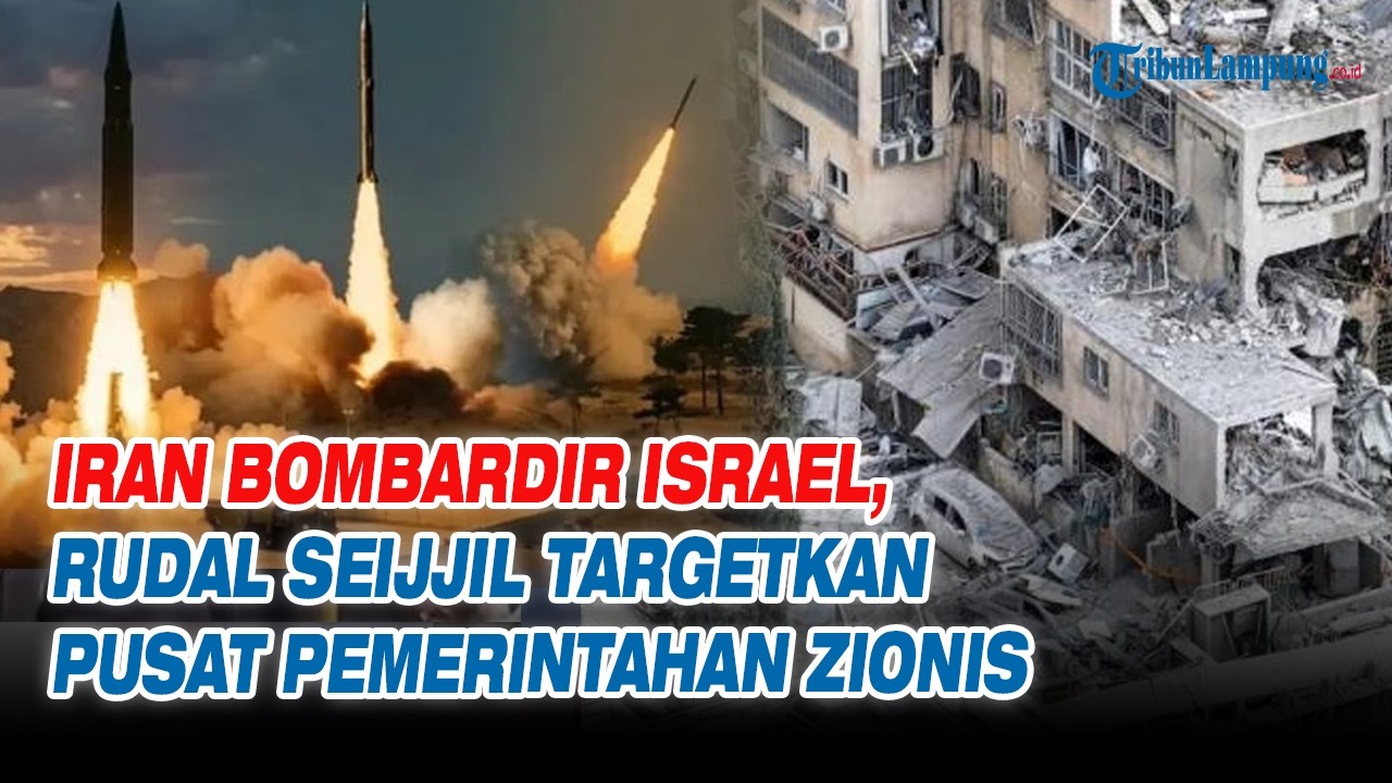Iran Bombardir Israel, Rudal Seijjil Targetkan Pusat Pemerintahan Zionis