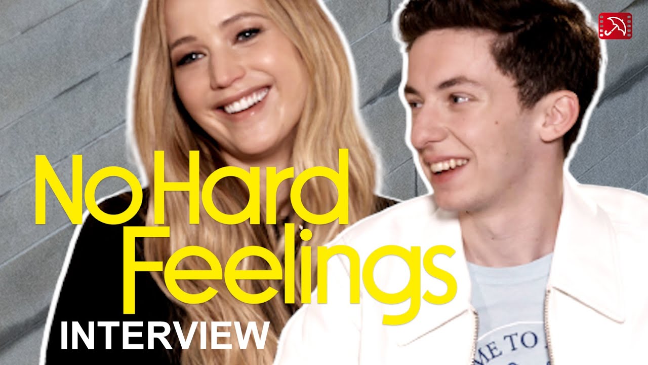 Jennifer Lawrence & Andrew Barth Feldman NO HARD FEELINGS Interview (2023)