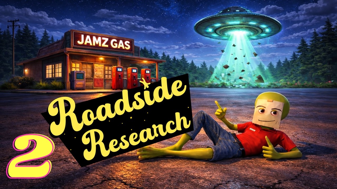 It's HARD being an ALIEN at a gas station 👽 - Roadside Research Part 2 (NO Commentary)