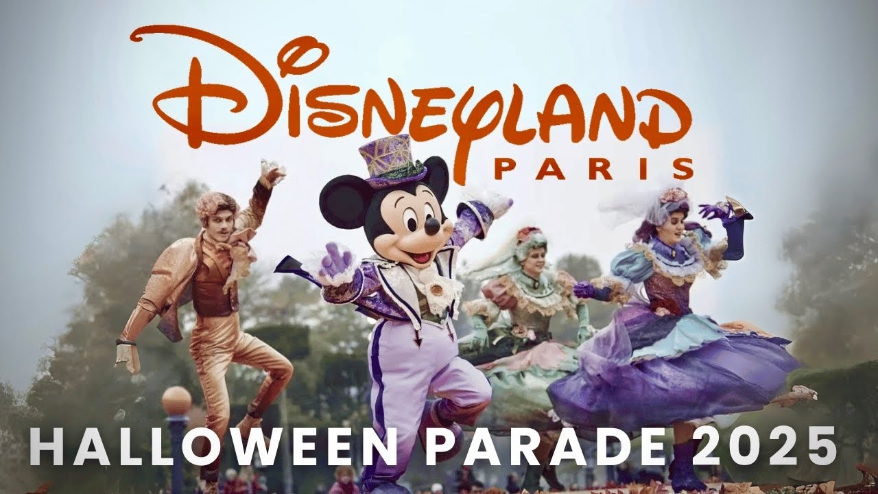 [4K] FULL PARADE Mickey’s Halloween Celebration 2025 - Disneyland Paris 