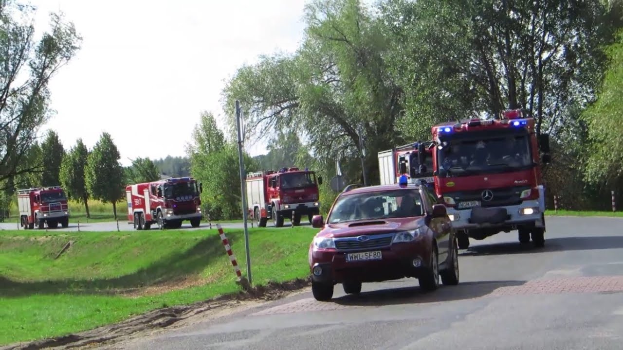 Straż Pożarna: Wielki przejazd alarmowy Kompanii Gaśniczej ,,GRODZISK