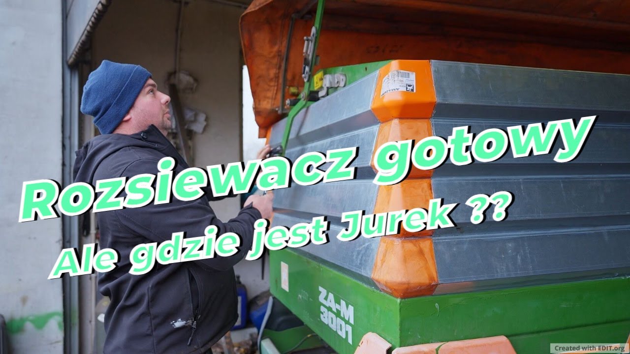Zaskakująca zmiana w rozsiewaczu Łukasza Co się stało z Jurkiem? Jak wygląda AMAZONE ZA M 3001