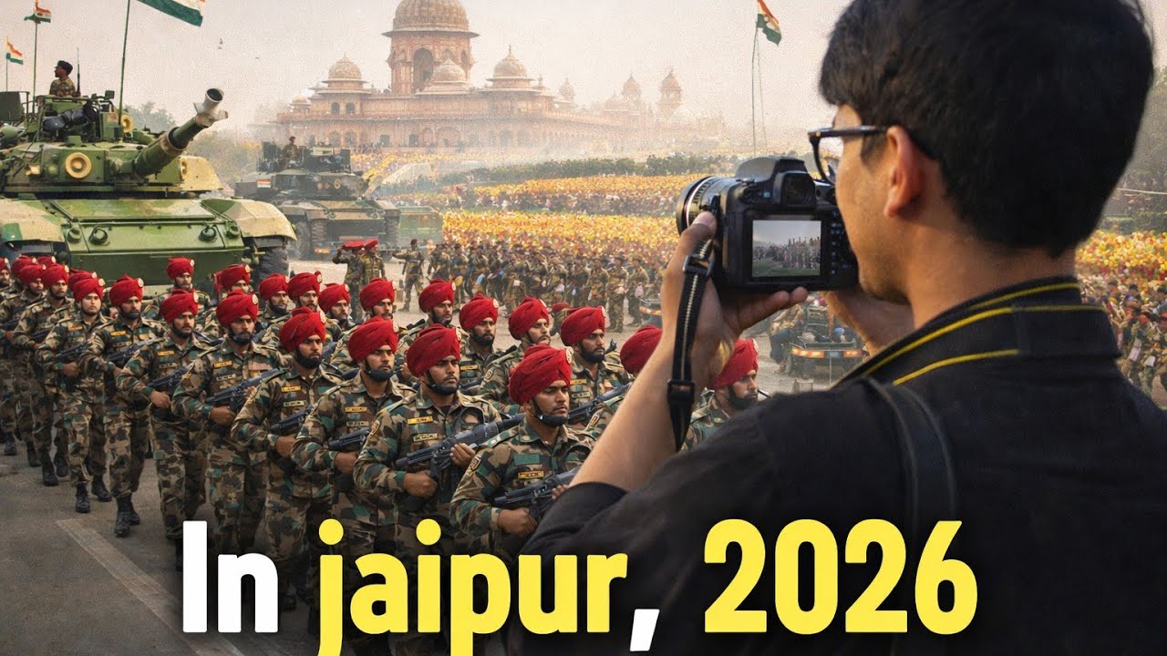 Crazy parade by our Indian army in jaipur |Vlog|, army vehicles, weapon display