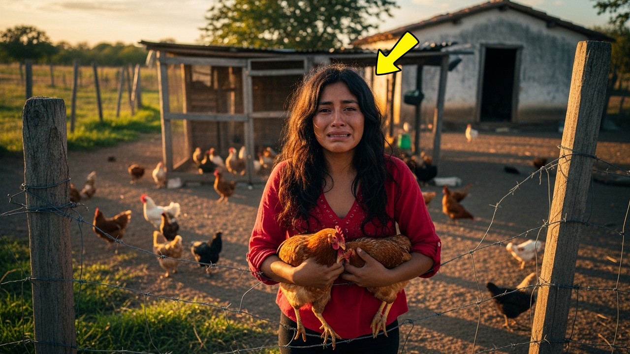 ELLA HUYÓ CON DEUDAS Y GALLINAS FLACAS PARA COMPRAR LA FINCA… HOY LOS MILLONARIOS COMPRAN SUS HUEVOS