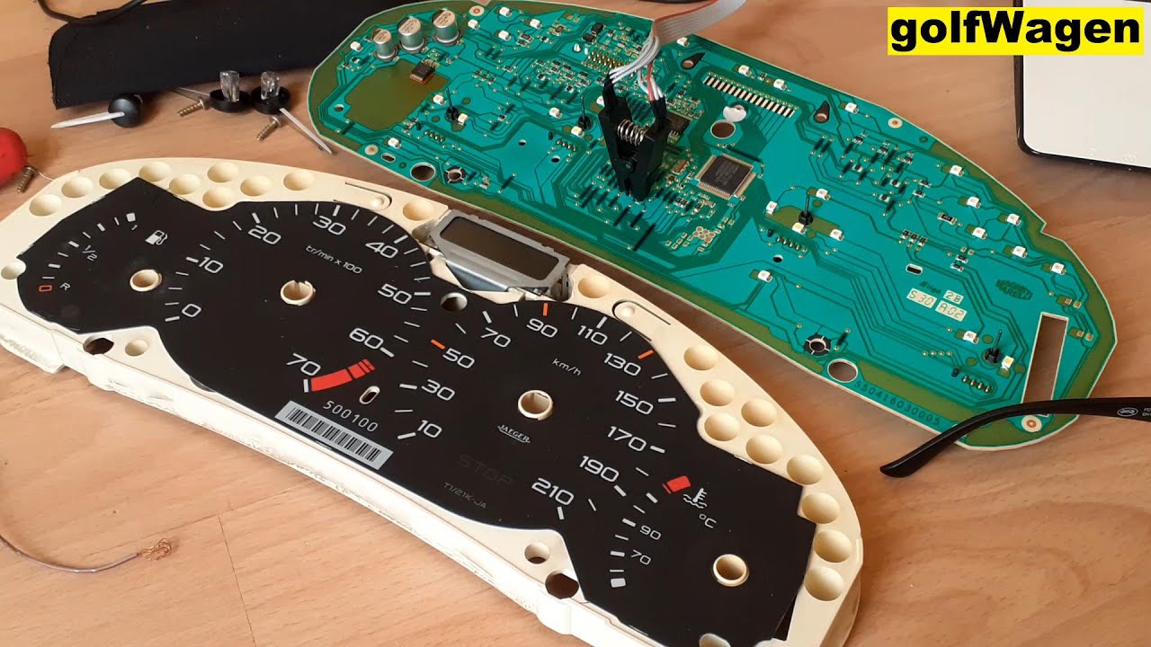 Peugeot 206 Instrument cluster eeprom read /odometer correction/