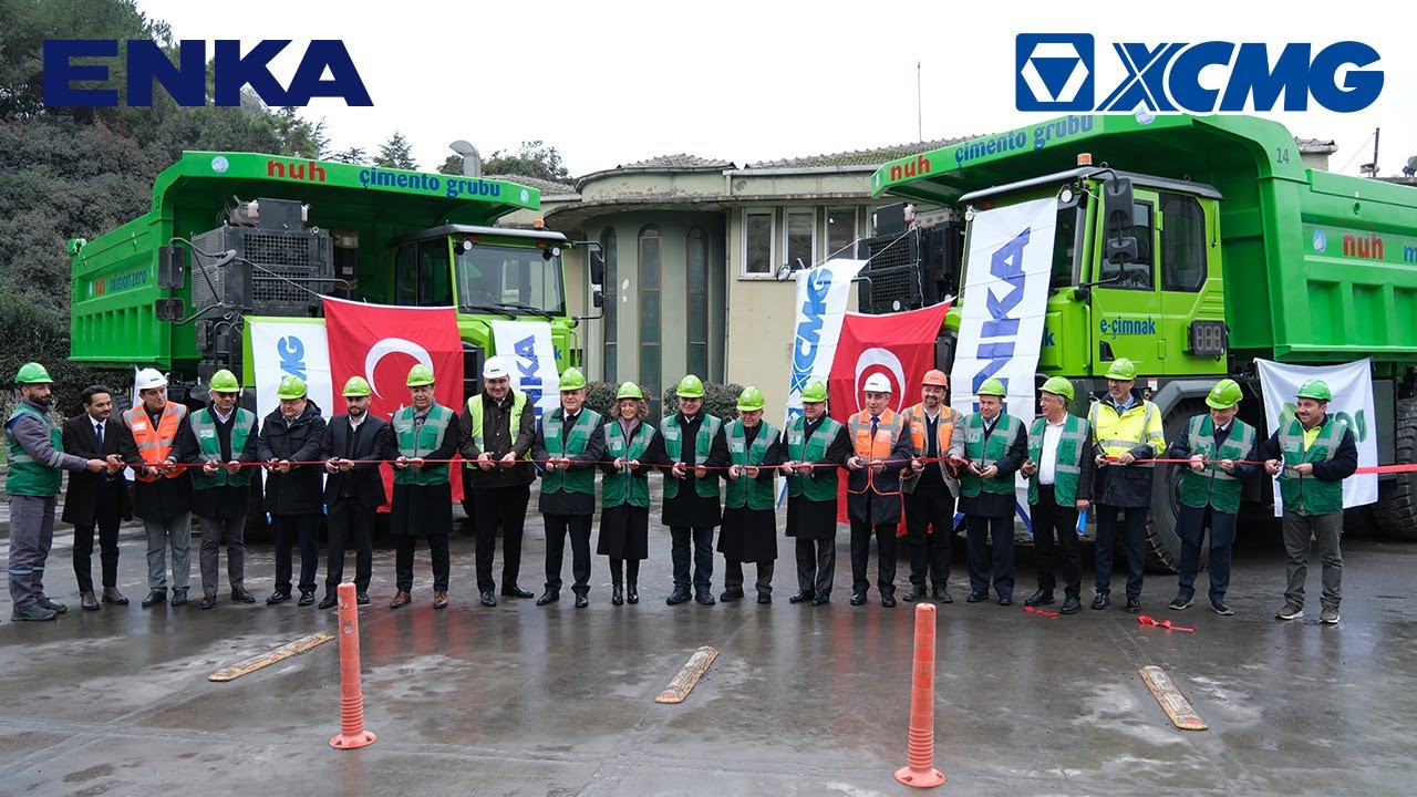 Xcmg XDR80TE %100 Elektrikli Maden Kamyonu NUH &Ccedil;İMENTO Teslimat T&ouml;reni
