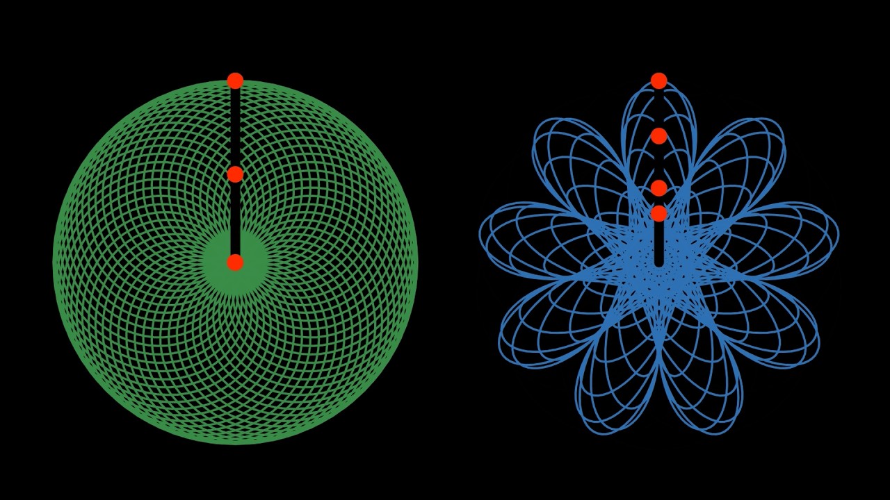 Mesmerizing MathArt: Satisfying Patterns with Relaxing Music #relaxing #satisfying #stressrelief