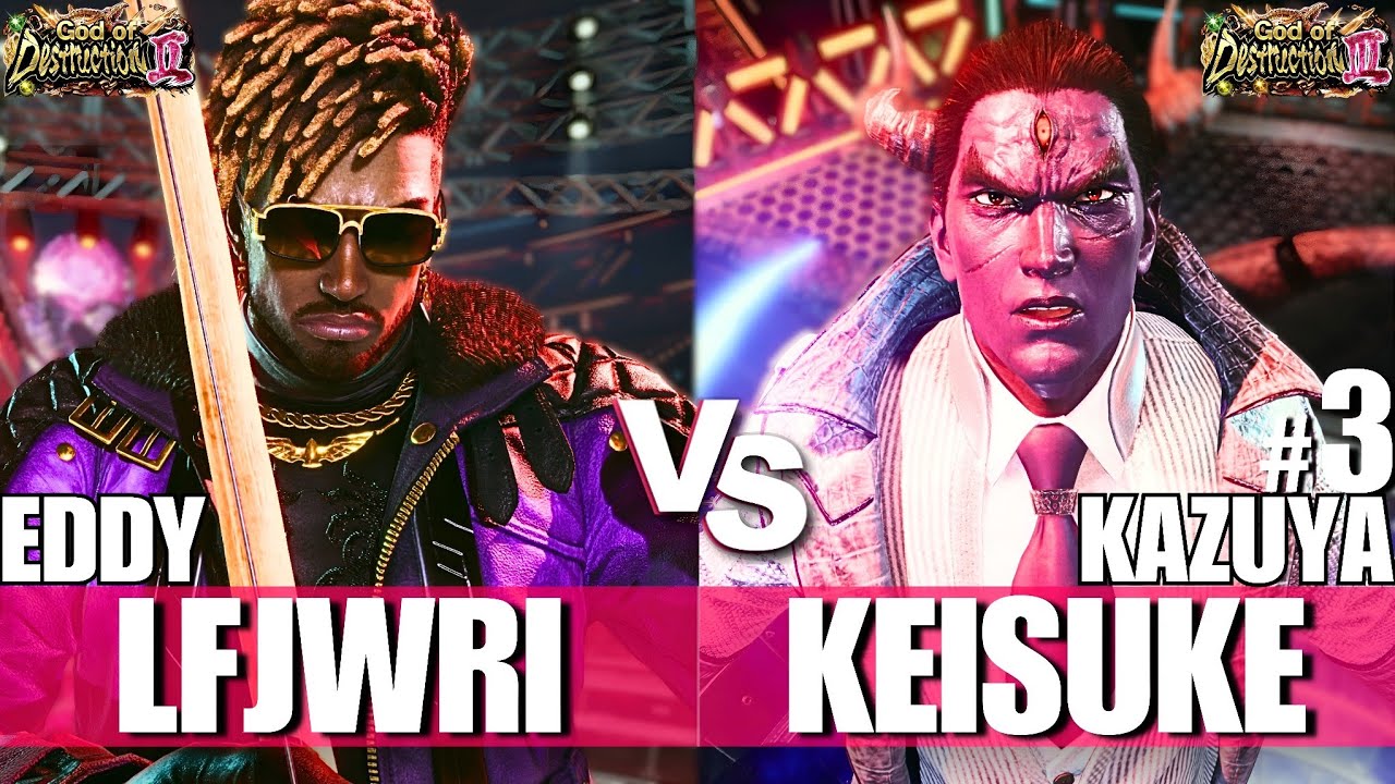 Tekken 8 - LFJWRI (Eddy) vs Keisuke (Kazuya) | High Level Ranked Matches
