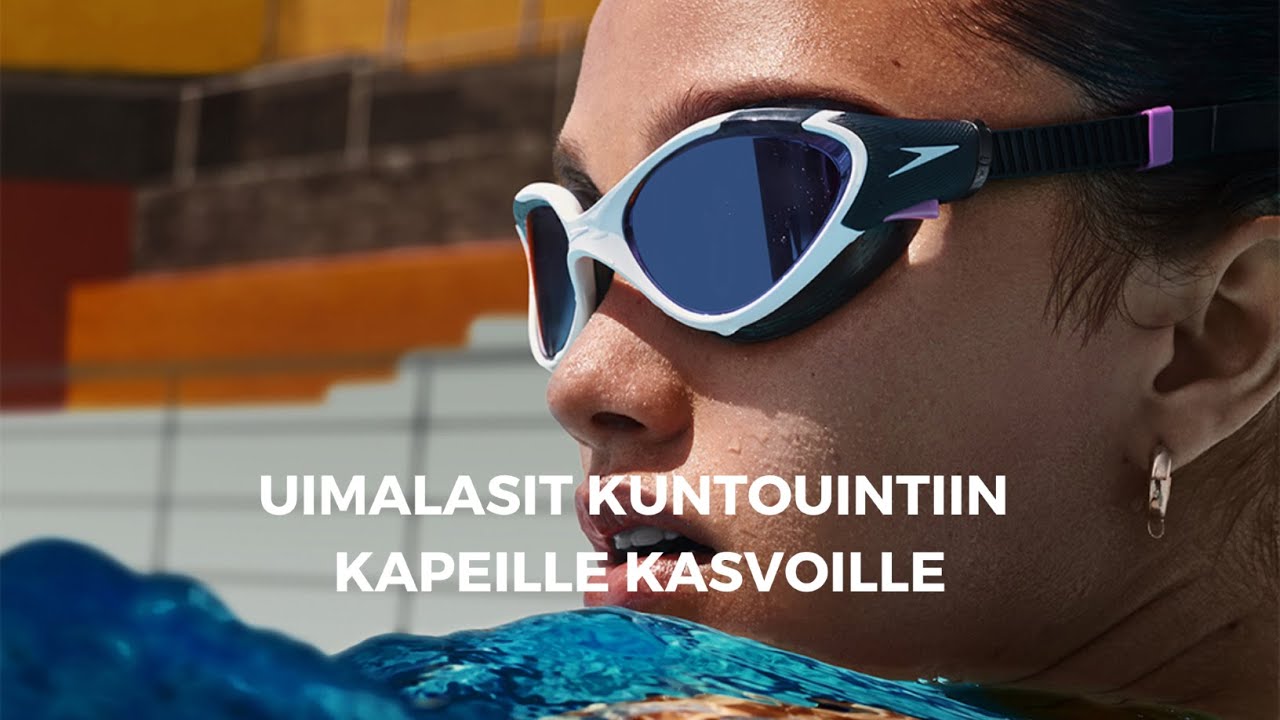 Uimalasit kuntouintiin kapeille kasvoille