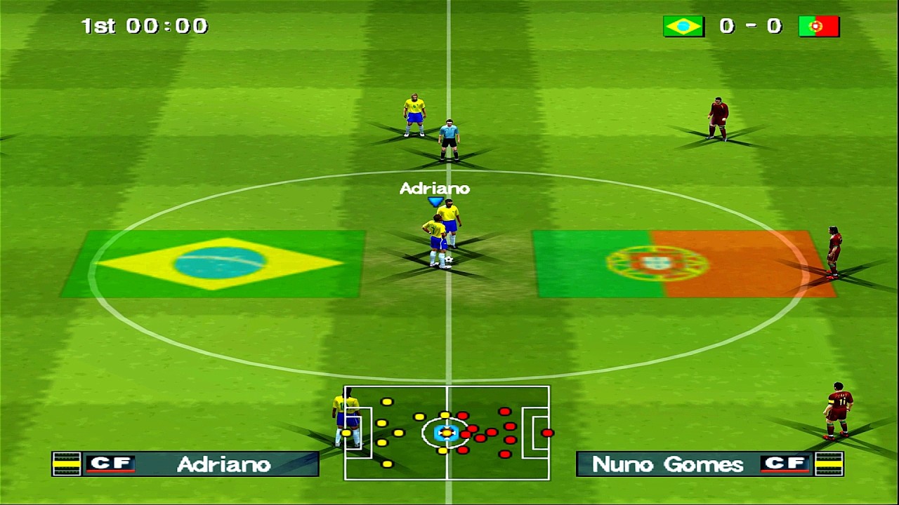 Pro Evolution Soccer 6 - Бразилия против Португалии | PS2