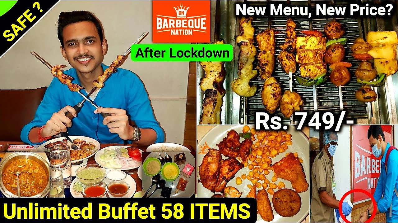 BARBEQUE NATION Kolkata Buffet🔥|Best Unlimited Buffet at Barbeque Nation in Kolkata After Lockdown