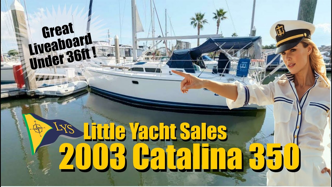 Отличная парусная лодка для сафари длиной менее 36 футов — Catalina 350 2003 года — продажа яхт